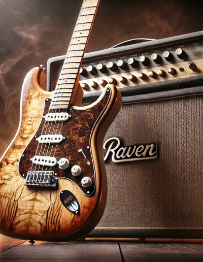 Fender Stratocaster en el taller Raven lista para diagnóstico